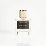 Parfum Musc Vanille des fleurs du golfe sur fond blanc