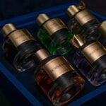 Un coffret de parfums orientaux contenant 6 parfums différents - Coffret de collection